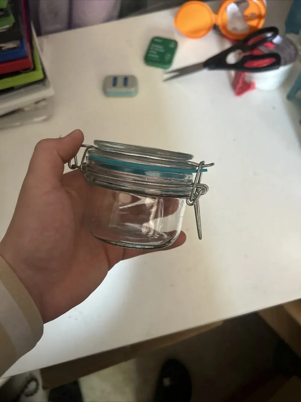 G Jars Colored Seal Craft Storage Pantry